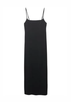 PULL & BEAR MIDI - Vestito Di Maglina - Black -Pull & Bear 00d6e9bae23149158029a2febcfbbba6