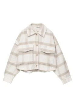 PULL & BEAR Cropped Check With PocketsGiacca Da Mezza StagioneSand Donna Giacche E Blazer PUC21G0IO-B11 -Pull & Bear 0112e146bcc94531ad3742adebf9d329