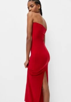 PULL & BEAR Long Strapless - Abito Da Sera - Red -Pull & Bear 0113df2085514bfb94707c5764dec567