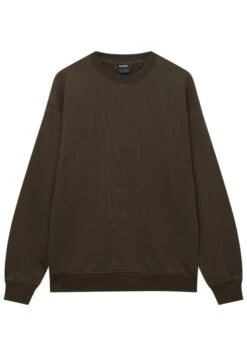 PULL & BEAR Basic Coloured Round NeckFelpaDark Brown Donna Felpe PUC21009K-O12 -Pull & Bear 022ae9506cbc44f3a0a99b96db80df07