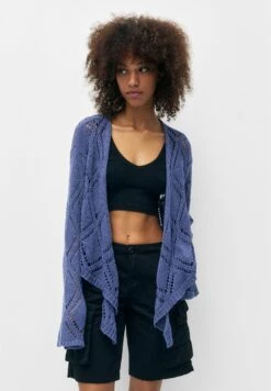 PULL & BEAR Open Knotted CardiganBlue Donna Maglieria PUC21I0OD-K11 -Pull & Bear 0278e4dc8ff74555977863e805e1db76