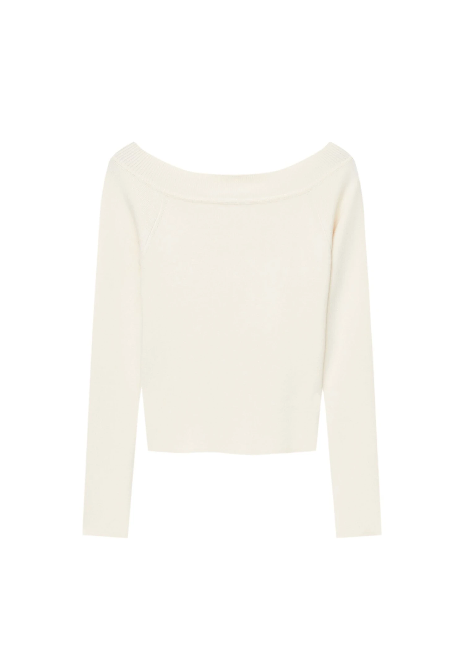 PULL & BEAR Boat NeckMaglioneBeige Donna Maglieria PUC21I0ON-B11 7 PULL & BEAR Boat NeckMaglioneBeige Donna Maglieria PUC21I0ON-B11 - immagine 5