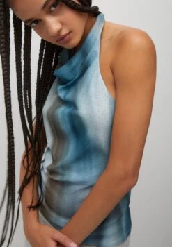 PULL & BEAR Halter Tie Dye CamicettaMulti Coloured Donna Camicie E Bluse PUC21D2KC-T11 -Pull & Bear 03e6a59b7b734434bdc3dd6935968609