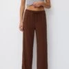 PULL & BEAR With FlowingRustic PantaloniLight Brown Donna Pantaloni PUC21A0UV-O11 -Pull & Bear 0514957d95214b12bd78b1ffb4c390c7
