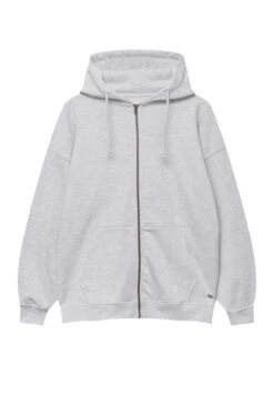 PULL & BEAR CroppedFelpa Con ZipGrey Donna Felpe PUC21J0ZU-C11 -Pull & Bear 0557a4d94c424d4aa52b331e21405833