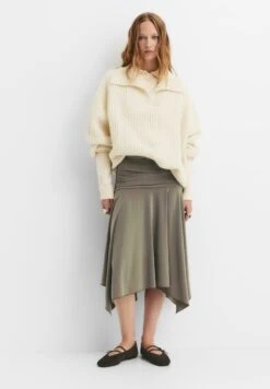 PULL & BEAR FLAT BALLERINAS - Ballerine Con Cinturino - Brown