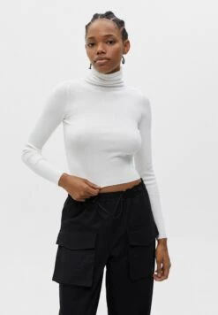 PULL & BEAR TurtleneckMaglioneWhite Donna Maglieria PUC21I0L5-A11