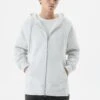 PULL & BEAR Basic Hoodie - Felpa Con Zip - Grey -Pull & Bear 05e5afb6f25444c0822d2c232f327640