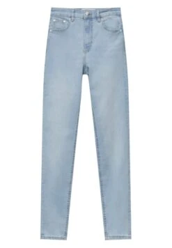 PULL & BEAR High WaistedJeans Skinny FitStone Blue Denim Donna Jeans PUC21N0KE-K13 -Pull & Bear 0763877cd9f24deebef80b59e8bf71f3