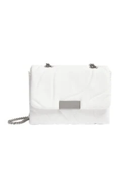 PULL & BEAR Gesteppte Umhänge - Borsa A Tracolla - White