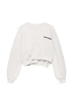 PULL & BEAR Cropped With HemFelpaGrey Donna Felpe PUC21J11Z-C11 -Pull & Bear 0891d93ee40e4ee0989e87ea9e254a47