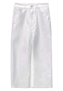 PULL & BEAR Gonna Di JeansSilver Coloured Donna Gonne PUC21B0KJ-D11 -Pull & Bear 09dbe2176d324a18ad5dd2933f1441a8