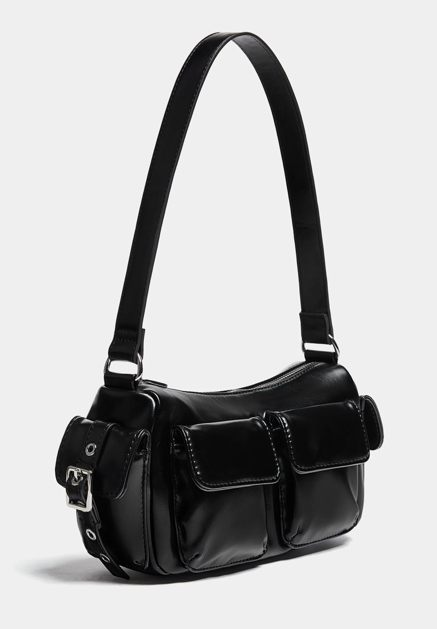 PULL & BEAR Multi-Pocket - Borsa A Mano - Black 6 PULL & BEAR Multi-Pocket - Borsa A Mano - Black - immagine 4