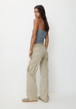 PULL & BEAR BasicPantaloni CargoSand Donna Pantaloni PUC21A0UZ-B12 -Pull & Bear 0bdb06914625462a99dc818027fc7bed