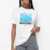 PULL & BEAR Beaulieu LicenseT-Shirt Con StampaWhite Donna T-shirt E Top PUC21D2E6-A11