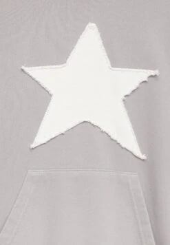 PULL & BEAR Star PatchFelpa Con CappuccioLight Grey Donna Felpe PUC21J11H-C11 -Pull & Bear 0dd92d8eed78492e85c2301897c009d1