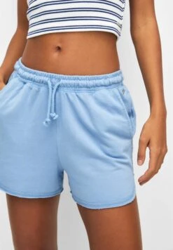 PULL & BEAR Varsity BermudaPantaloni SportiviMottled Light Blue Donna Shorts PUC21S0D9-K11 -Pull & Bear 0ecc9595aff541f89e3c7476abce44f3