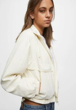 PULL & BEAR With PocketsGiacca LeggeraMottled Beige Donna Giacche E Blazer PUC21G0GP-B11 -Pull & Bear 0efaeb1b90d848cbbc60aa0dbd52e71c