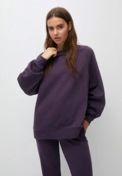 PULL & BEAR Faded - Felpa - Bordeaux