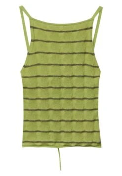 PULL & BEAR Textured StripedTopGreen Donna T-shirt E Top PUC21D2DN-M11 11 PULL & BEAR Textured StripedTopGreen Donna T-shirt E Top PUC21D2DN-M11 -Pull & Bear 0fe8559eebda400e807a561bddd0acc9