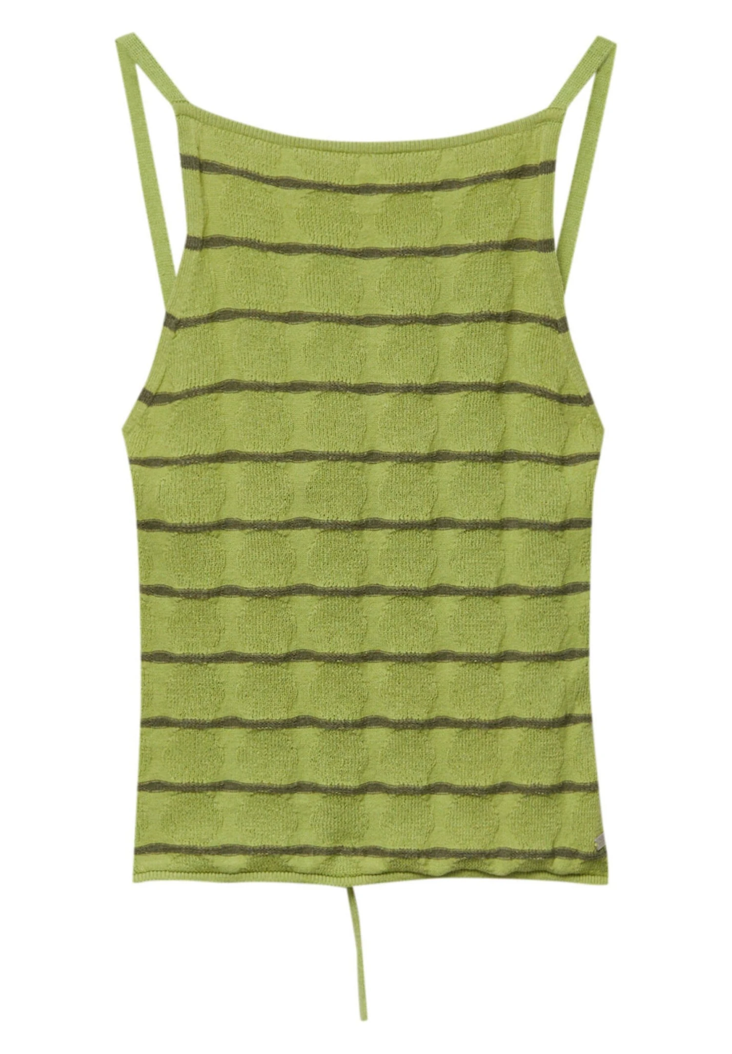 PULL & BEAR Textured StripedTopGreen Donna T-shirt E Top PUC21D2DN-M11 7 PULL & BEAR Textured StripedTopGreen Donna T-shirt E Top PUC21D2DN-M11 - immagine 5