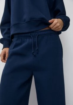 PULL & BEAR Wide LegPantaloni SportiviDark Blue Donna Pantaloni PUC21A0V2-K11 -Pull & Bear 0ff6789cf15e471d9dbd857c73293acd