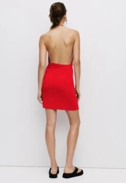 PULL & BEAR HALTER - Vestito Elegante - Red -Pull & Bear 11093bbf41064b4e8b801f0e7170b500