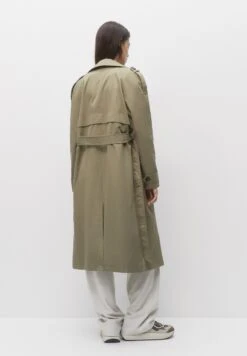 PULL & BEAR Basic- Trench - Dark Green -Pull & Bear 111b3ca2c12b4ce69f38844dd437feaf