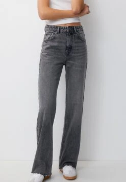 PULL & BEAR BasicJeans A SigarettaGrey Donna Jeans PUC21N0M2-C11