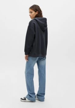 PULL & BEAR Felpa Con ZipMottled Dark Grey Donna Felpe PUC21J0Q4-C11 -Pull & Bear 11cc0211c9c645d4b9a7f56c005a651a