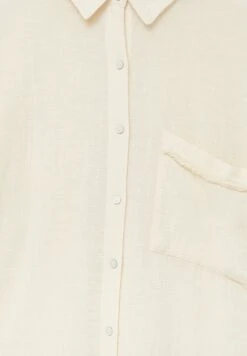 PULL & BEAR Rustic Oversize With Frayed-Trim PocketCamiciaWhite Donna Camicie E Bluse PUC22D0K6-A11 13 PULL & BEAR Rustic Oversize With Frayed-Trim PocketCamiciaWhite Donna Camicie E Bluse PUC22D0K6-A11 -Pull & Bear 11e7f20cc8734711b951d3436bee36d2