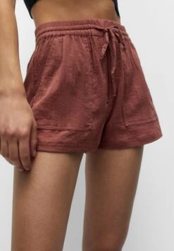 PULL & BEAR Flowing With PocketsShortsLight Brown Donna Shorts PUC21S0E8-O11 -Pull & Bear 120b3044a36c4cd4813f43a2ad99f025