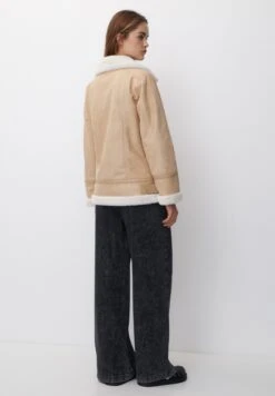 PULL & BEAR Double-Faced LongGiacca Da Mezza StagioneBeige Donna Giacche E Blazer PUC21U0GG-B11 -Pull & Bear 12167561b5904b58b51f0b3ea7ec93a2