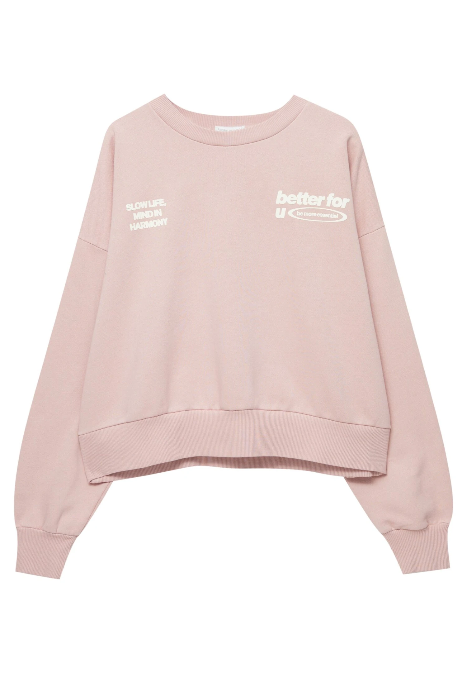 PULL & BEAR With Slogan FelpaPink Donna Felpe PUC21I0OQ-J11 8 PULL & BEAR With Slogan FelpaPink Donna Felpe PUC21I0OQ-J11 - immagine 6