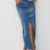 PULL & BEAR Gonna A TubinoBlue Denim Donna Gonne PUC21B0KH-K11