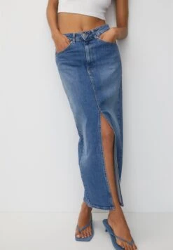 PULL & BEAR Gonna A TubinoBlue Denim Donna Gonne PUC21B0KH-K11