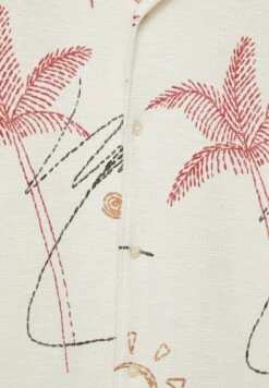 PULL & BEAR Geometric Shape Print- Camicia - White -Pull & Bear 1523923a6c2e4a608f0536dd6a46c05a