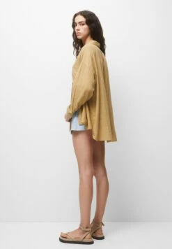 PULL & BEAR Rustic Oversized CamiciaGreen Donna Camicie E Bluse PUC21E0YU-M11 -Pull & Bear 16fadcd17bcd4f91808962d2fa892fcf