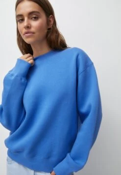 PULL & BEAR Round Neck - Felpa - Blue -Pull & Bear 17006c7b6c6041c8b957f242ea886b8a