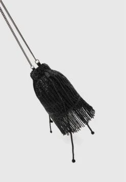 PULL & BEAR With Beading And FringingBorsa A TracollaBlack Donna Borse PUC51H0GW-Q11 -Pull & Bear 17178e4ab23540b78b9f6bbb56e66189