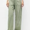 PULL & BEAR FinePantaloniKhaki Donna Pantaloni PUC21A0U6-N11