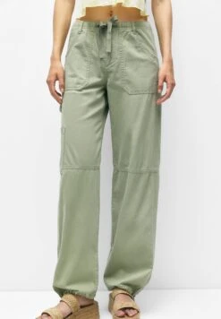 PULL & BEAR FinePantaloniKhaki Donna Pantaloni PUC21A0U6-N11