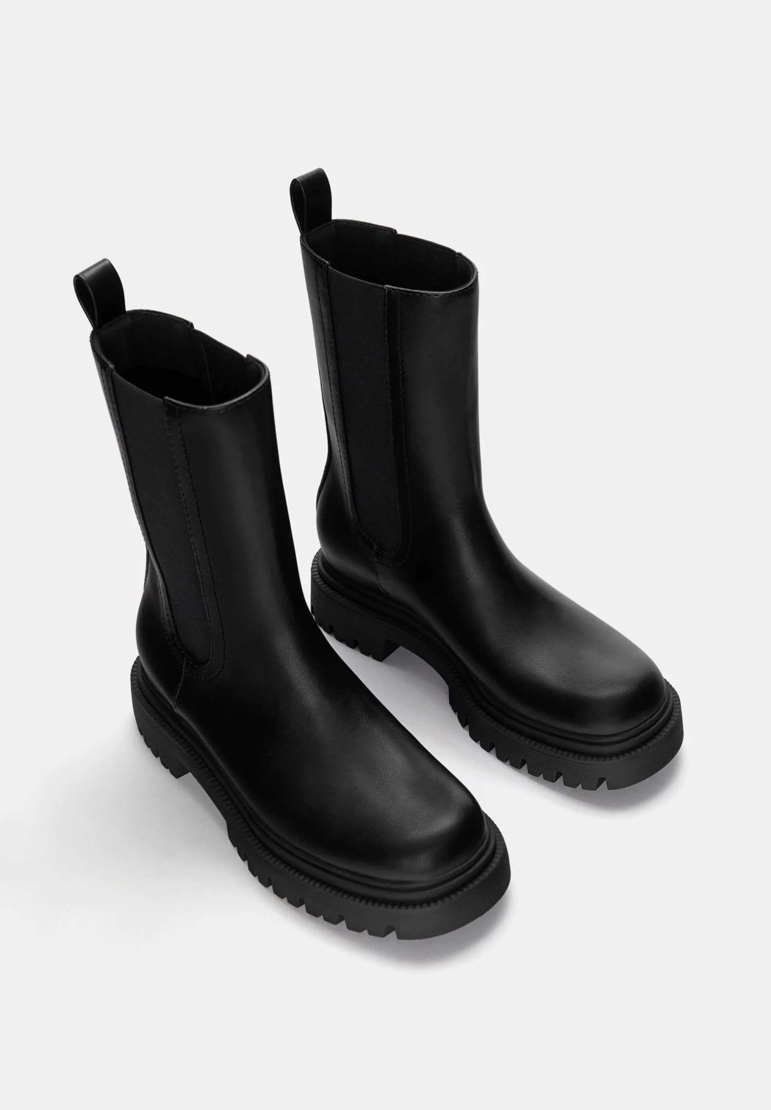 PULL & BEAR CHELSEA WITH TRACK - Stivaletti Con Plateau - Black 4 PULL & BEAR CHELSEA WITH TRACK - Stivaletti Con Plateau - Black - immagine 2