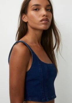 PULL & BEAR CamicettaDark Blue Donna T-shirt E Top PUC21E127-K11 -Pull & Bear 18b2f6a7109a4005970df35e11874e70