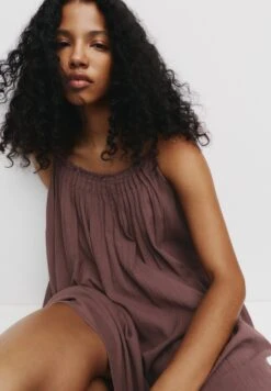 PULL & BEAR RUSTIC - Vestito Casual - Light Brown -Pull & Bear 18bbf7ee9dc040f5802195d1e854bc3f