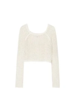 PULL & BEAR Short Open-KnitMaglioneBeige Donna Maglieria PUC21I0OG-B11 -Pull & Bear 18fe9db15f2d4ddba3d4fb96dd2ffaf5