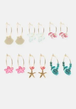 PULL & BEAR Pack Of 6 Pairs Of HoopOrecchiniGold Coloured Donna Gioielli PUC51L0D8-F11 -Pull & Bear 1b1d5ede4cab466dadb9b67d7f2122bd