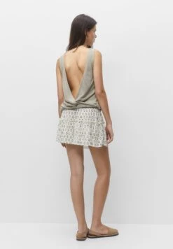 PULL & BEAR PrintedMinigonnaWhite Donna Gonne PUC21B0KB-A11 -Pull & Bear 1b4d54eba3d04fb48a52f267194981b8