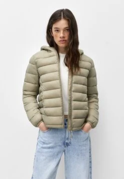 PULL & BEAR Weight HoodedPufferGiacca InvernaleBrown Donna Giacche E Blazer PUC21U0GD-O11