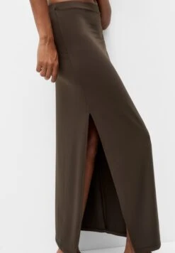 PULL & BEAR Basic-MidiGonna A TubinoDark Brown Donna Gonne PUC21B0JZ-O11 -Pull & Bear 1e510044f2bc4fcc80c37a7178ec7c6e